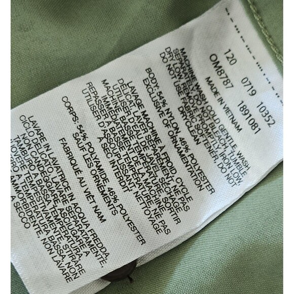 Mountain Hardwear Greenstone Olive Button Down Long Sleeve Shirt Sz L Gorpcore - Picture 10 of 11